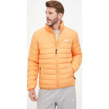 Pánská větrovka Bunda Fila pánská, oranžová barva, přechodná FAM0456 22X, vel. S