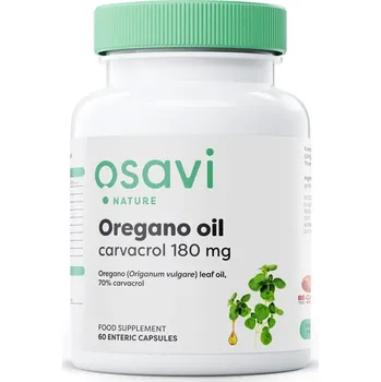 Přírodní produkt Osavi Oregano Oil Carvacrol, Oregánový olej, 180 mg, 60 enterických kapslí