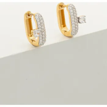 Náušnice Stříbrné náušnice Guess JSBE04 544JW JSBE04.544JW zlatá 10Y, vel. ONE SIZE