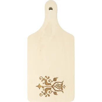 Kuchyňské prkénko Dřevěné prkénko s držadlem malé, ornament