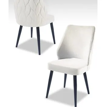 Jídelní židle Sada židlí (4 kusy) Pufi - Cream, Black