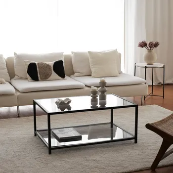 Konferenční stolek Konferenční stolek Astro sehpa / füme temperli cam S400F