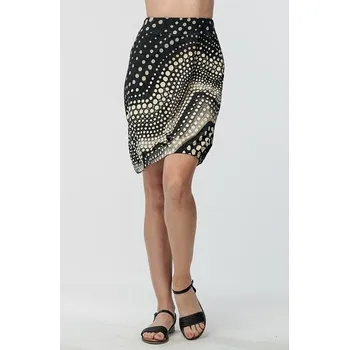 Dámská sukně Letní černošedá dámská sukně s délkou do gumy 131 velikost M