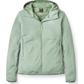 Dámské oblečení Dámská mikina Rab Evolute Hoody Barva: Dark Fig Green, Velikost: S