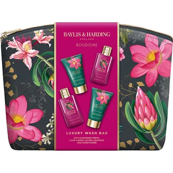Baylis & Harding Boudoire Tropical Paradise Set with Cosmetic Bag - Dárková sada tělové péče