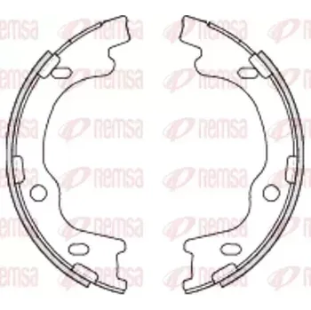 Brzdová čelist REMSA Brzdová čelist, parkovací brzda RMS 4699.00