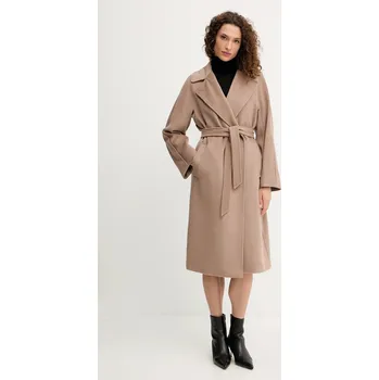 Dámský kabát Vlněný kabát Weekend Max Mara RESINA 2525016031600 hnědá 84X, vel. 40