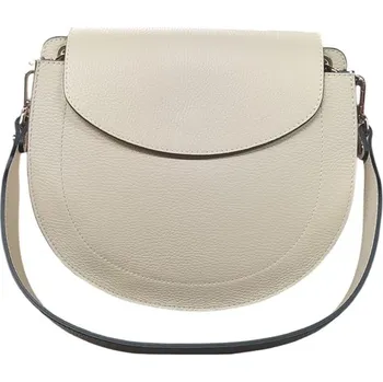 Kabelka Vera Pelle střední kožená kabelka světle béžová 2277 D37