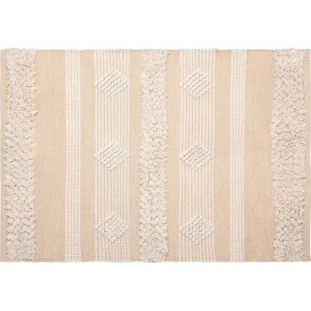 Koberec Atmosphera Béžový koberec Cot Sand, bavlna, boho, 60 x 90 cm, béžová