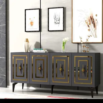 Komoda Konzolový stolek Viola - Anthracite