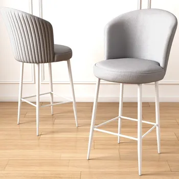 Barová židle Bar Stool Set (6 Pieces) Uras - Grey, White