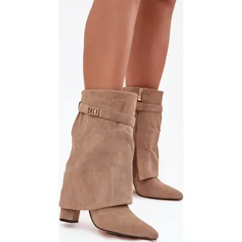 Dámská zimní obuv Boty na podpatku model 219839 Step in style 39