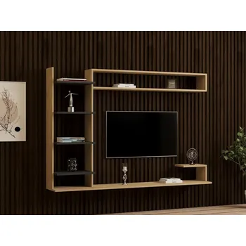 Televizní stolek TV stěna / Sestava pod TV Noble - Sapphire, Anthracite
