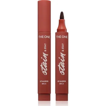 Rtěnka Oriflame The One Stain & Stay dlouhotrvající rtěnka ve fixu odstín Brick 2.5 g