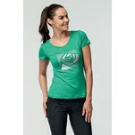 Funkční tmavě zelené dámské tričko s potiskem 78 aqu velikost 4XL
