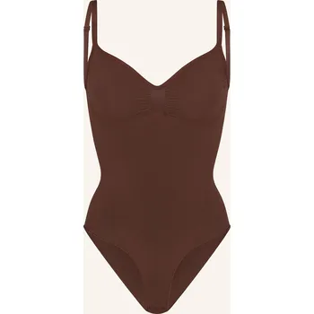 Dámské plavky Skims Dámské Tvarující Body Seamless Sculpt, cocoa, 36