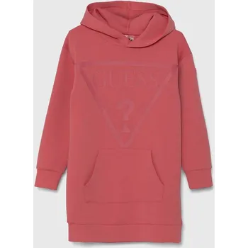 Dětská móda Dívčí šaty Guess J2BK35.FL03S.9BYH růžová 38X, vel. 105-112