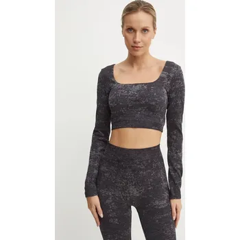 Pánské tričko Tréninkové tričko s dlouhým rukávem Calvin Klein Performance 00GWF4K201 šedá 85X, vel. S