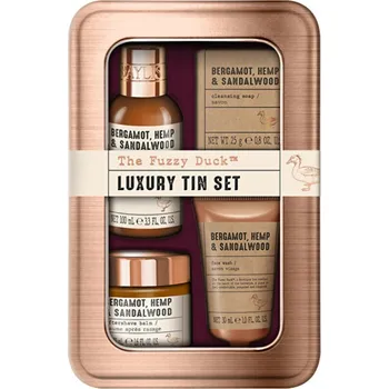 Kosmetická sada Baylis & Harding Men Luxury Tin Set ( Bergamot, Konopí & Santal ) - Dárková sada