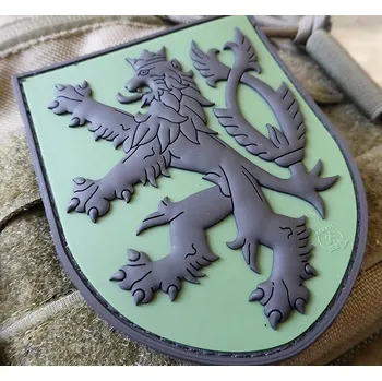 Nášivka 3D Nášivka Český lev - zelená, A.C.M.