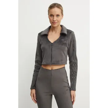 Pánská mikina Mikina adidas Originals Femme Galore Rib Cardigan JN3019 šedá 90X, vel. L