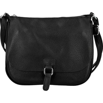 Kabelka Trendy dámská koženková crossbody kabelka Grácie, černá