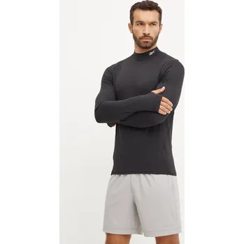 Tričko s dlouhým rukávem Reebok černá barva, 100070559 99X, vel. S