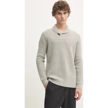 Pánský svetr Svetr z vlněné směsi Superdry pánský, šedá barva, M6110626A-07Q M6110626A.07Q 09X, vel. S