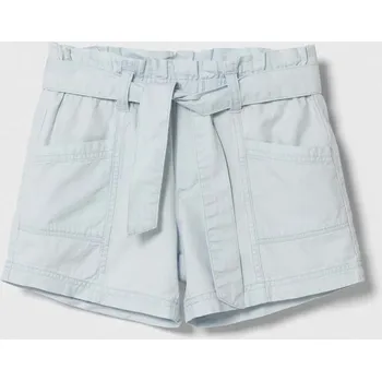 Chlapecké kraťasy Dětské kraťasy Abercrombie & Fitch hladké KI249.4068 modrá 05X, vel. 157/163