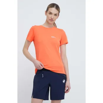 Pánské tričko Sportovní tričko Jack Wolfskin Vonnan oranžová barva, 1810061 1810061. 23X, vel. XS