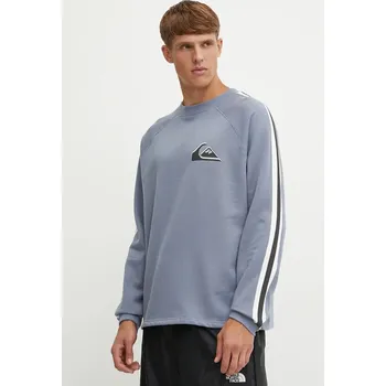 Pánská mikina Mikina Quiksilver Galena Block pánská, modrá barva, vzorovaná, EQYFT04973 55X, vel. M