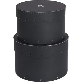 Úložný box Sada úložných boxů Bigso Box of Sweden Wilma (2-pack) 988245607 šedá 90X