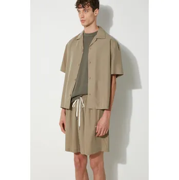 Pánská košile Košile MKI MIYUKI ZOKU Tencel Vacation Shirt TENCEL.VACATION.SHIRT zelená 78X, vel. XL