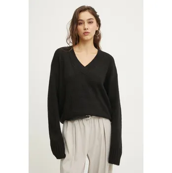 Dámský svetr Svetr z vlněné směsi Superdry dámský, černá barva, W6110553A-02A W6110553A.02A 99X, vel. S