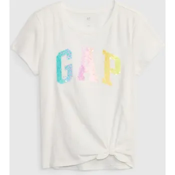 Dívčí tričko GAP Dětské tričko s logem - Holky GAP bílá 2151278
