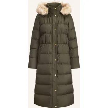 Dámský kabát Lauren Ralph Lauren Dámský Peřový Kabát S Umělou Kožešinou A...