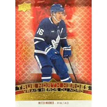 Sběratelská karetní hra insert karta MITCH MARNER 25-26 Tim Hortons True North Heroes číslo TNH-12