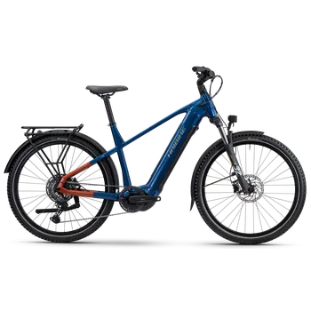 Jízdní kolo Haibike TREKKING 4 High blue/orange/silver 2025 velikost rámu: L