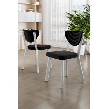 Barová židle Sada židlí (4 kusy) Arfe - Black, White