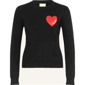 Dámský svetr From Future Dámský Kašmírový Svetr, černá / červená, 38