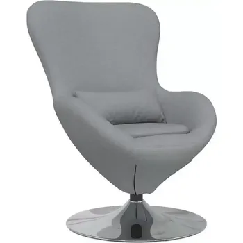 Křeslo Křeslo relaxační, vajíčko, světle šedá, JOJO