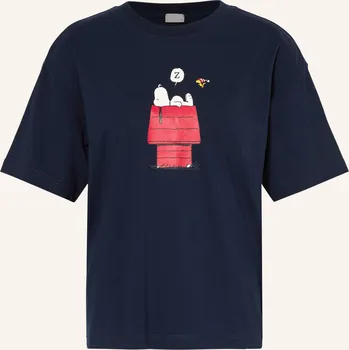 Dámské tričko Mey Dámská Spací Košile Série Mey × Peanuts, tmavě modrá, 38