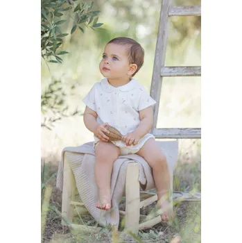 Dětské bavlněné dupačky Tartine et Chocolat TY33110.49.74 béžová 01X, vel. 49