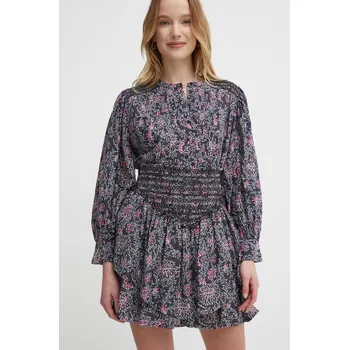 Dámská sukně Sukně Pepe Jeans DAVINIA šedá barva, mini, pouzdrová, PL901109 90X, vel. L