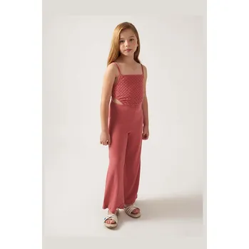 Kojenecký overall Dětský overal Mayoral růžová barva 6859.8C.Junior.PPYH 30X, vel. 167