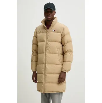 Pánská móda Péřová bunda Tommy Jeans DM0DM20605 béžová 80X, vel. L