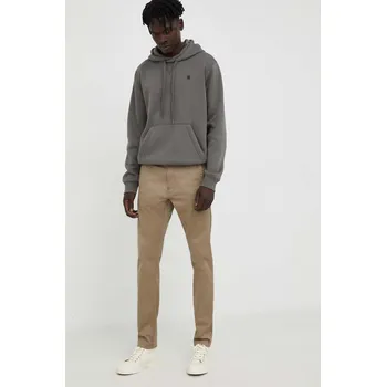 Kalhoty G-Star pánské, zelená barva, ve střihu chinos D21974.C105 91X, vel. 30/32