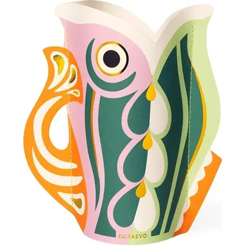 Váza Dekorativní váza Octaevo Fish Mini OMPVFIP.24 vícebarevná MLC