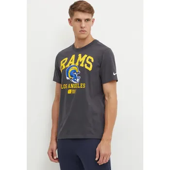 Pánské tričko Bavlněné tričko Nike Los Angeles Rams N199.06F.95.5F1 šedá 90X, vel. S