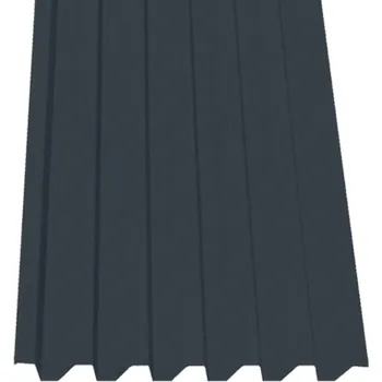 plechová krytina SATJAM Plech trapézový SAT40 N střešní TopMat hrubozrnný tl. 0,5 mm RAL 7016 antracit